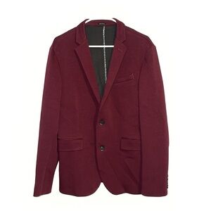 Burgundy Slim fit Blazer by J. Ferrar